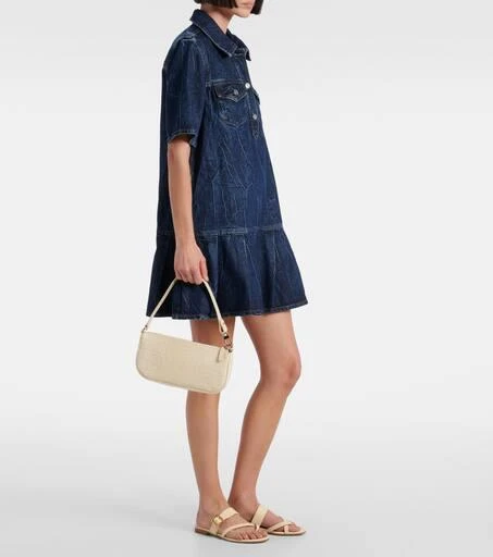 by FAR Rachel croc-effect leather shoulder bag 5