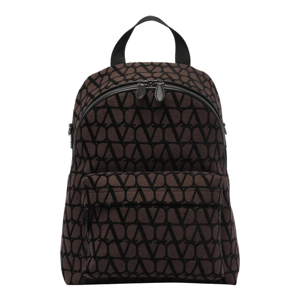 Valentino Valentino Toile Iconographe Zip-Up Backpack 1