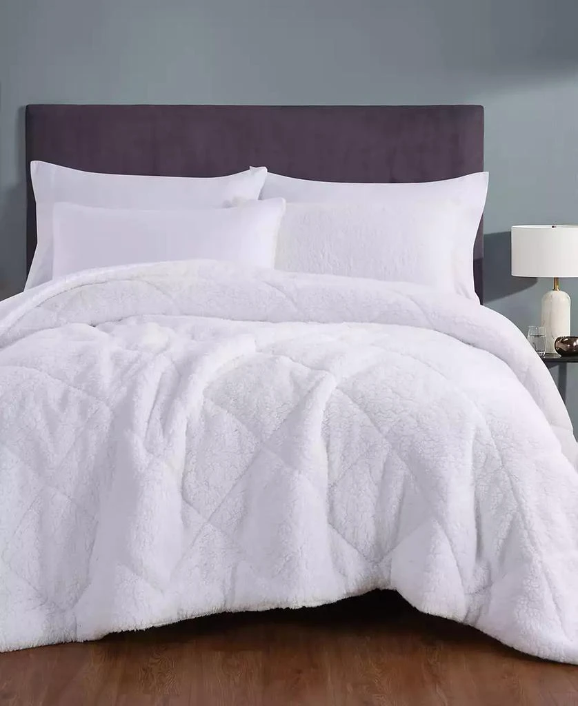 Videri Home CLOSEOUT! Cozy Sherpa 3 Piece Comforter Set 1
