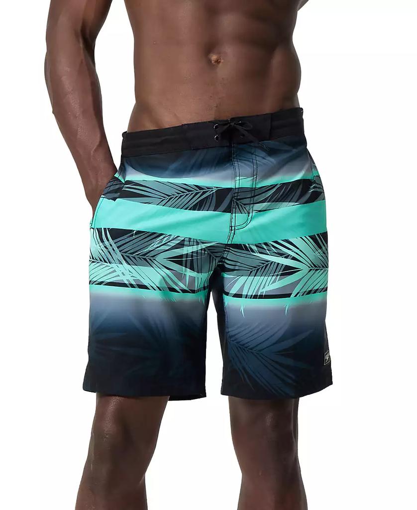 Speedo Men's Bondi Basin Palm Print Drawstring 9" Boardshorts