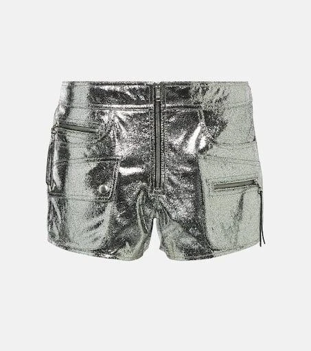 Isabel Marant Coria low-rise leather shorts 1