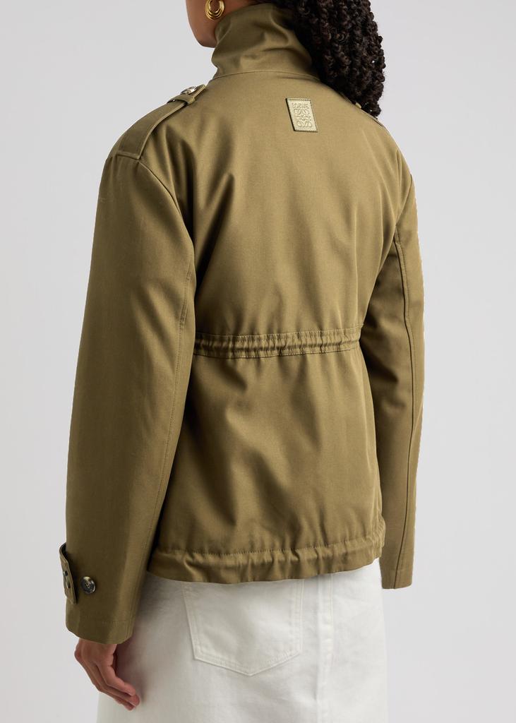 【関税&送料込】Loewe Khaki Cotton Jacket Loewe Cotton jacket - Jackets - BeyondStyle