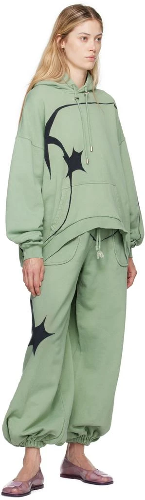 Collina Strada Blue Round Hem Hoodie 4