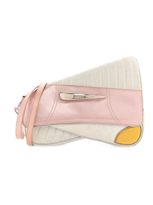 Dior Colorblock Canvas Crossbody Bag 1