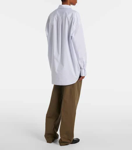 The Row Caster striped cotton poplin shirt 3