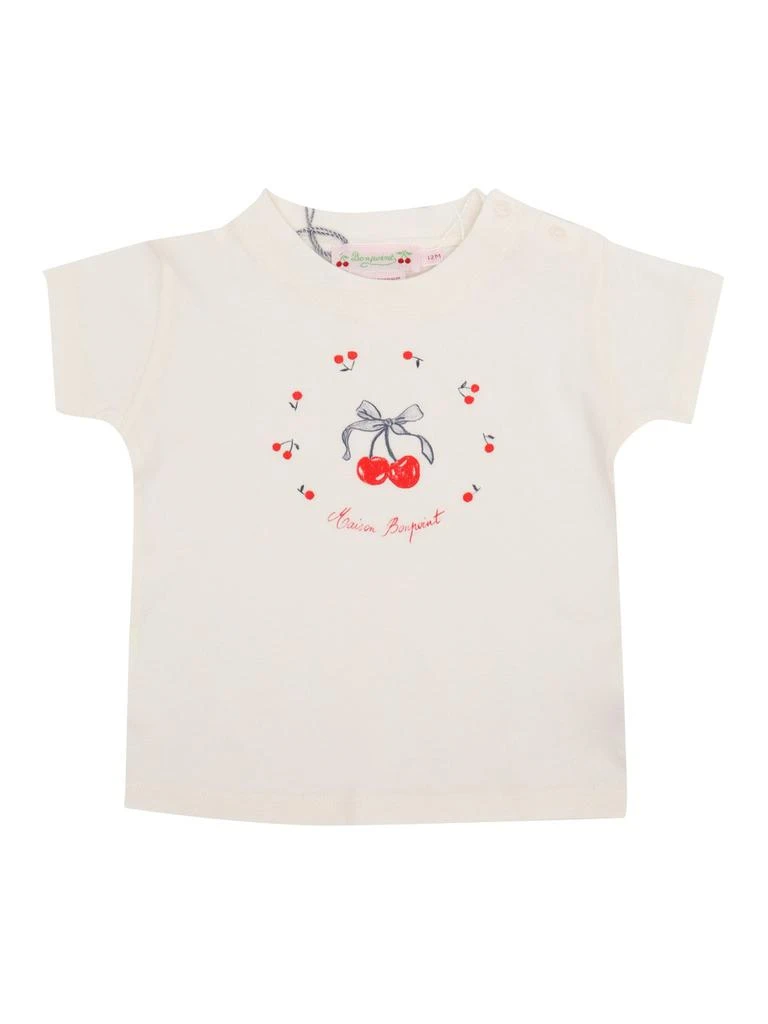 Bonpoint Bonpoint Logo-Printed Crewneck T-Shirt from Cettire