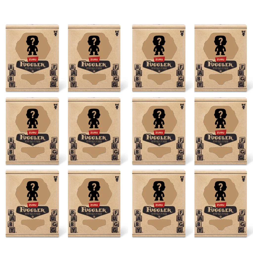 Fuggler Pack of 12 Zuru  Baby Fugg 3.5 Inch Plush Toy Mystery Random Assortment