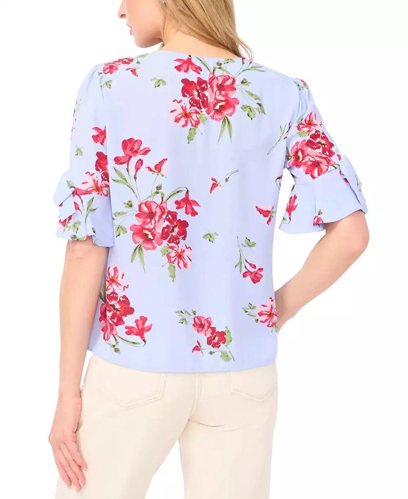 CeCe Women
s Crewneck Flounce Sleeve Top 3