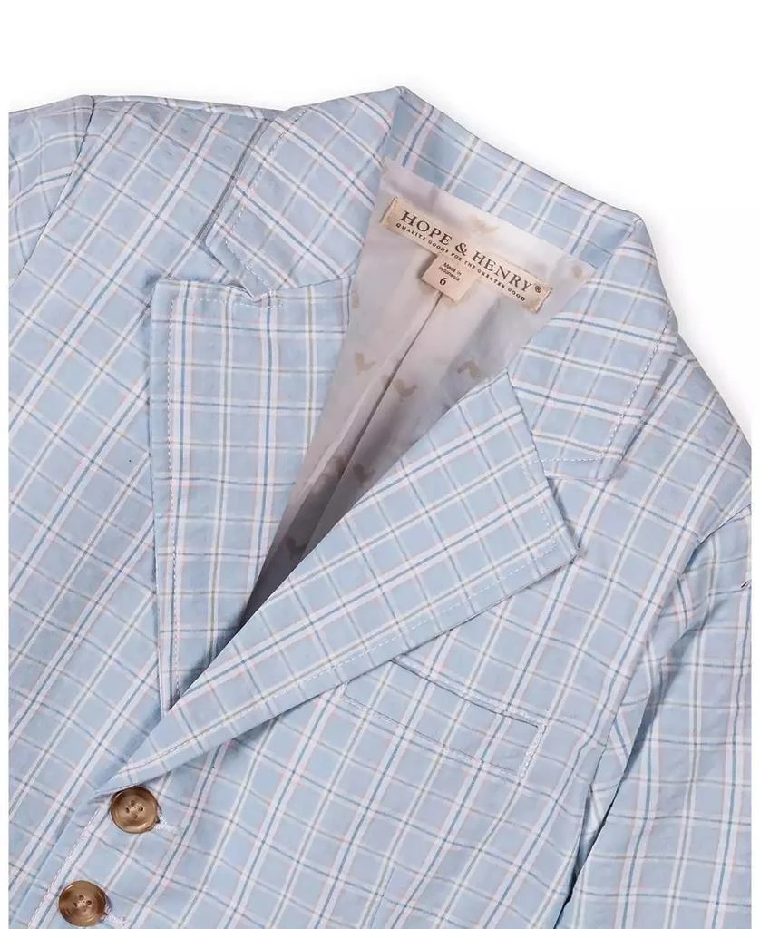 Hope 
Henry Little and Big Boys
 Organic Classic Seersucker Suit Jacket 2