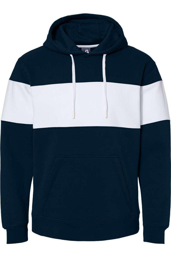 J America Varsity Fleece Colorblocked Hooded Sweatshirt