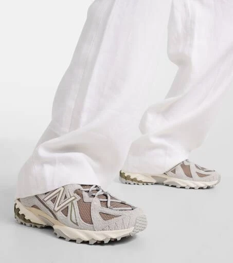New Balance 610V1 leather-trimmed sneakers 4