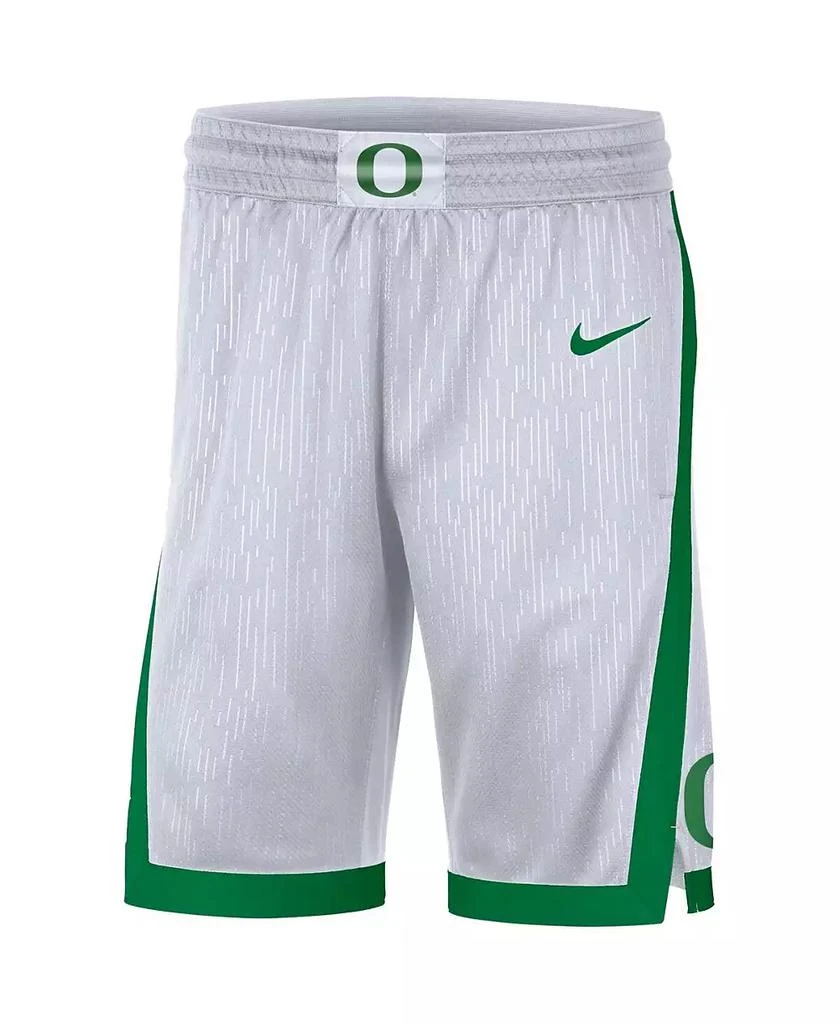NIKE Men's White Oregon Ducks Replica Performance Shorts 3