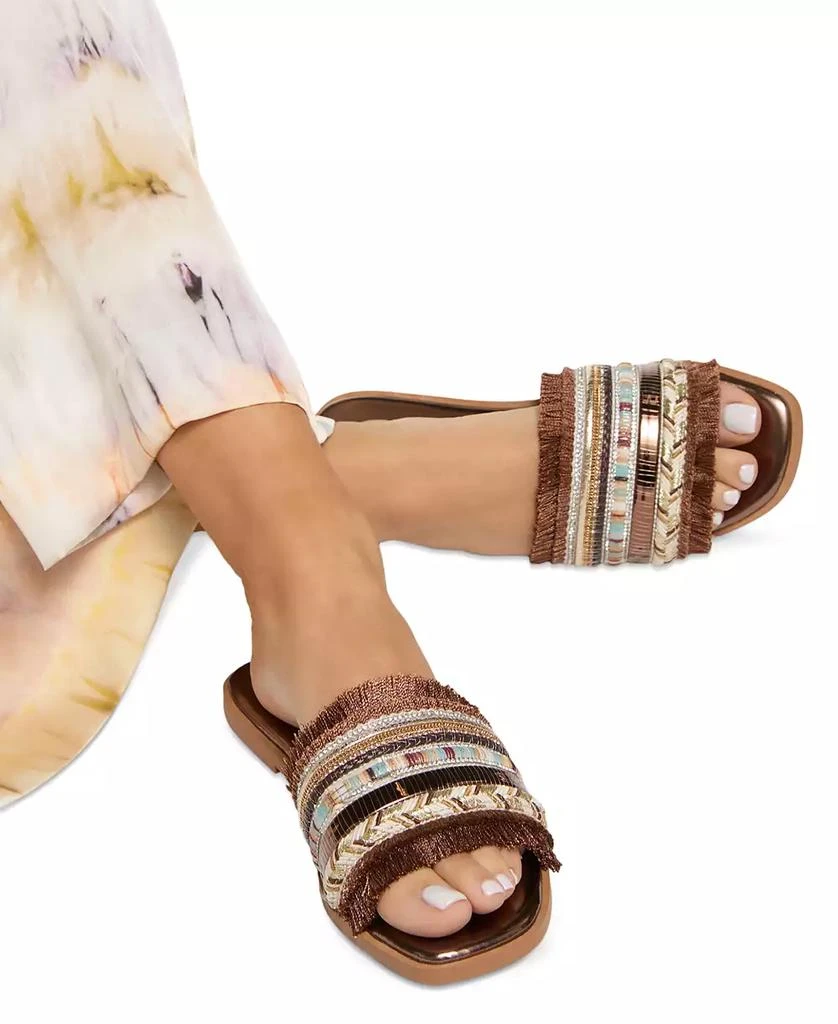 ALDO Women's Coralya Embellished Flat Sandals 6