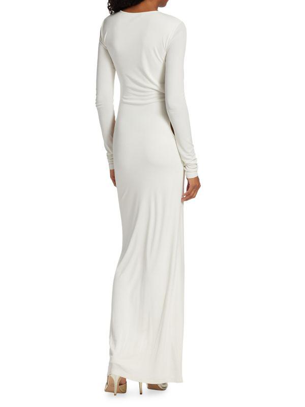 Zeynep Arçay Infinity Cut-Out Jersey Maxi Dress