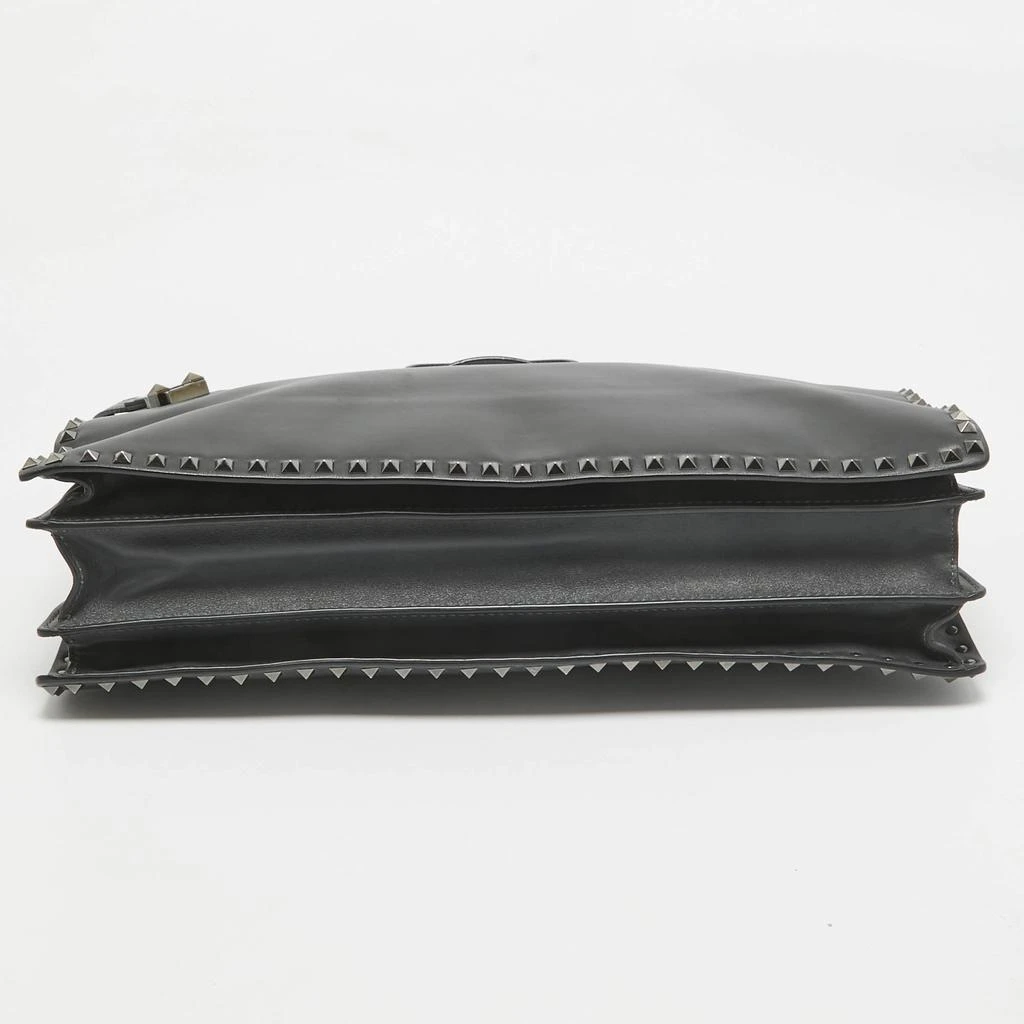 Valentino Valentino Black Leather Rockstud Briefcase Laptop Bag 6
