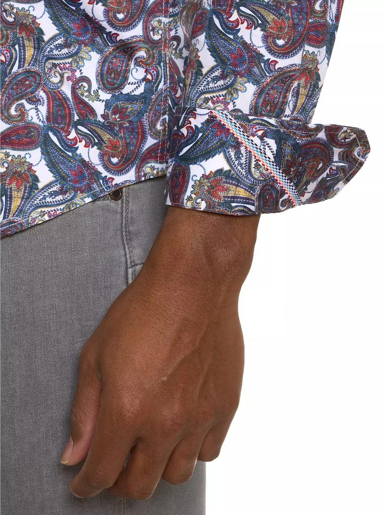 Robert Graham Sabir Paisley Button-Down Shirt 4