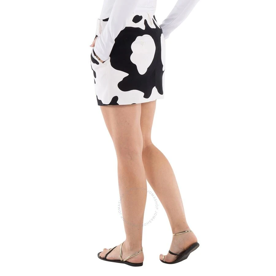 Burberry Monochrome Cow Print Mini Skirt 3