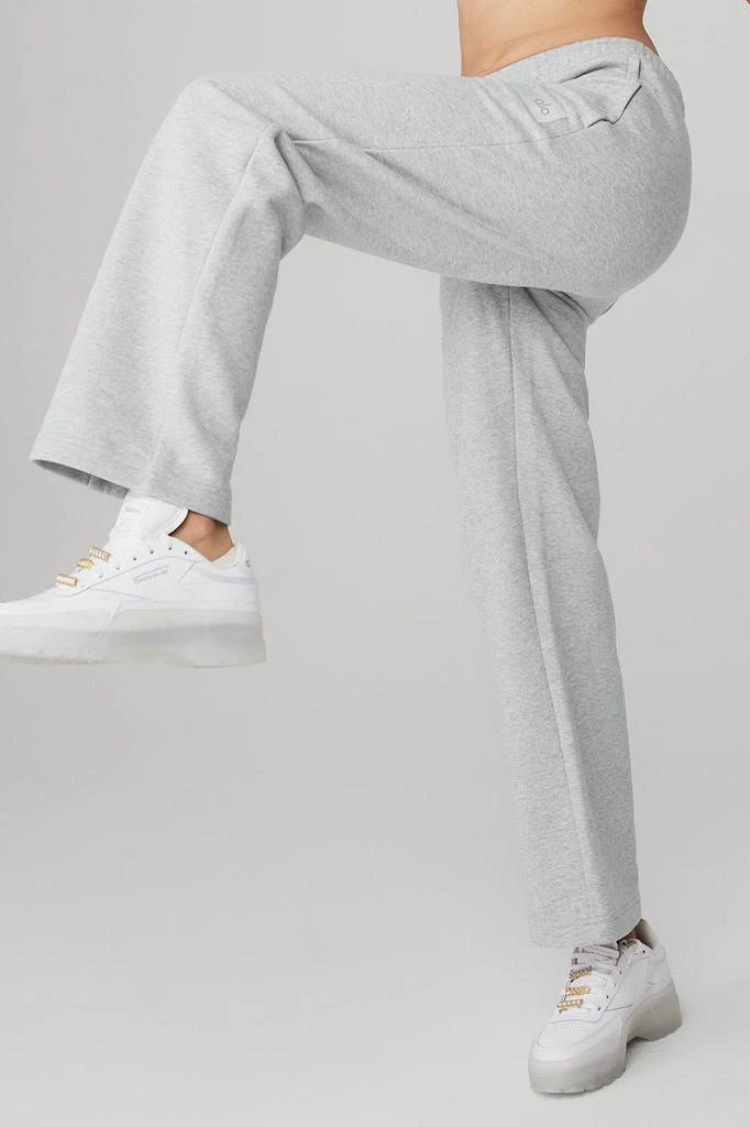 Alo Renown Heavy Weight Sweatpant - Athletic Heather Grey 3