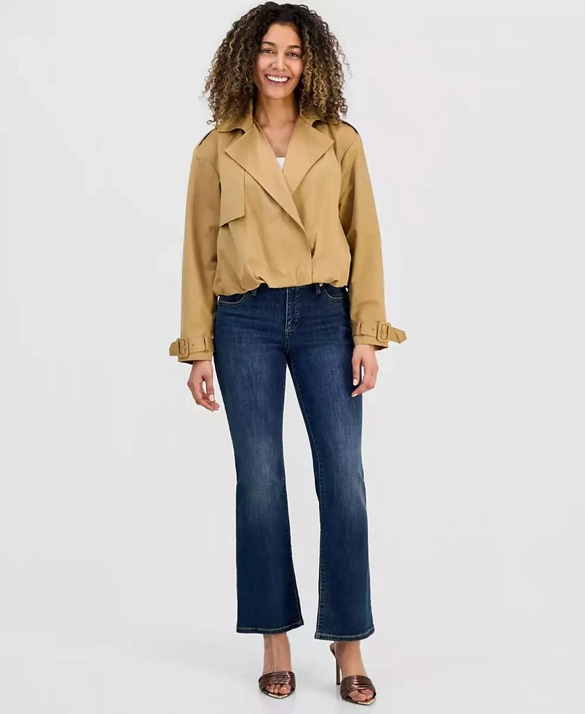 INC International Petite Bubble Cropped Trench Coat, Macy
s Exclusive 4