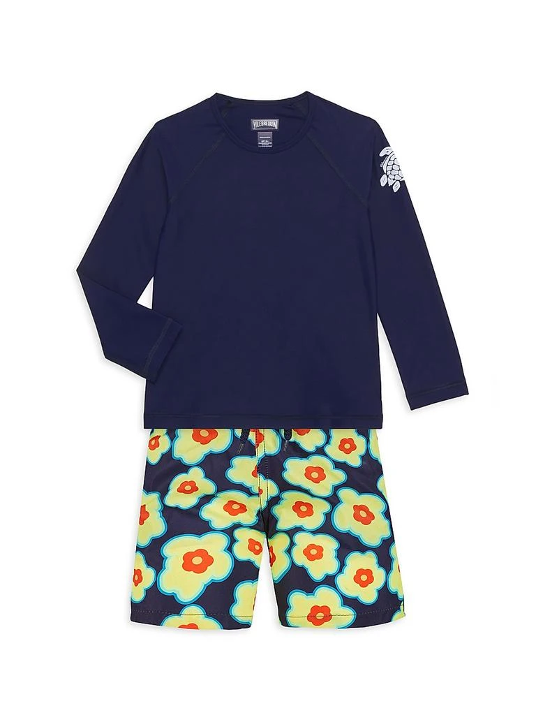 Vilebrequin Little Boy's & Boy's Turtle Rashguard 2