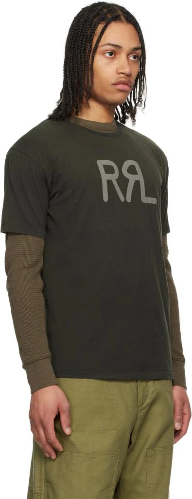 RRL Gray 'RRL' Ranch Logo T-Shirt 2