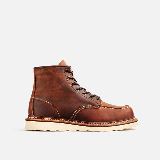 Red Wing Red Wing Classic 1907 Men's Copper Rough & Tougs Leather Moc Toe 6" Boots