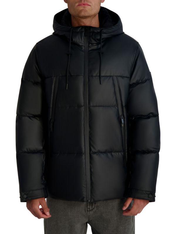 Karl Lagerfeld Paris Hooded Down Regular-Fit Jacket