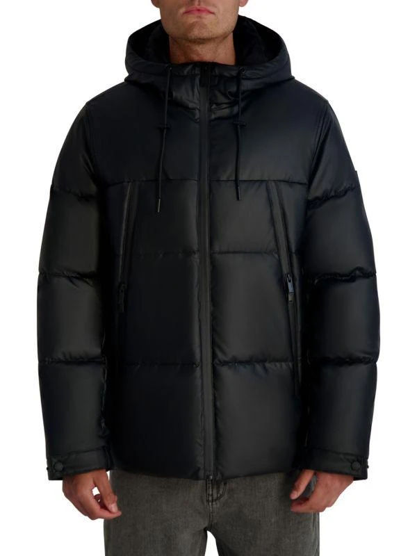 Karl Lagerfeld Paris Hooded Down Regular-Fit Jacket 1