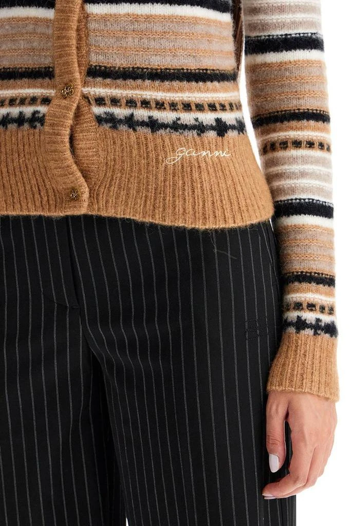 Ganni Ganni Striped Cardigan 7