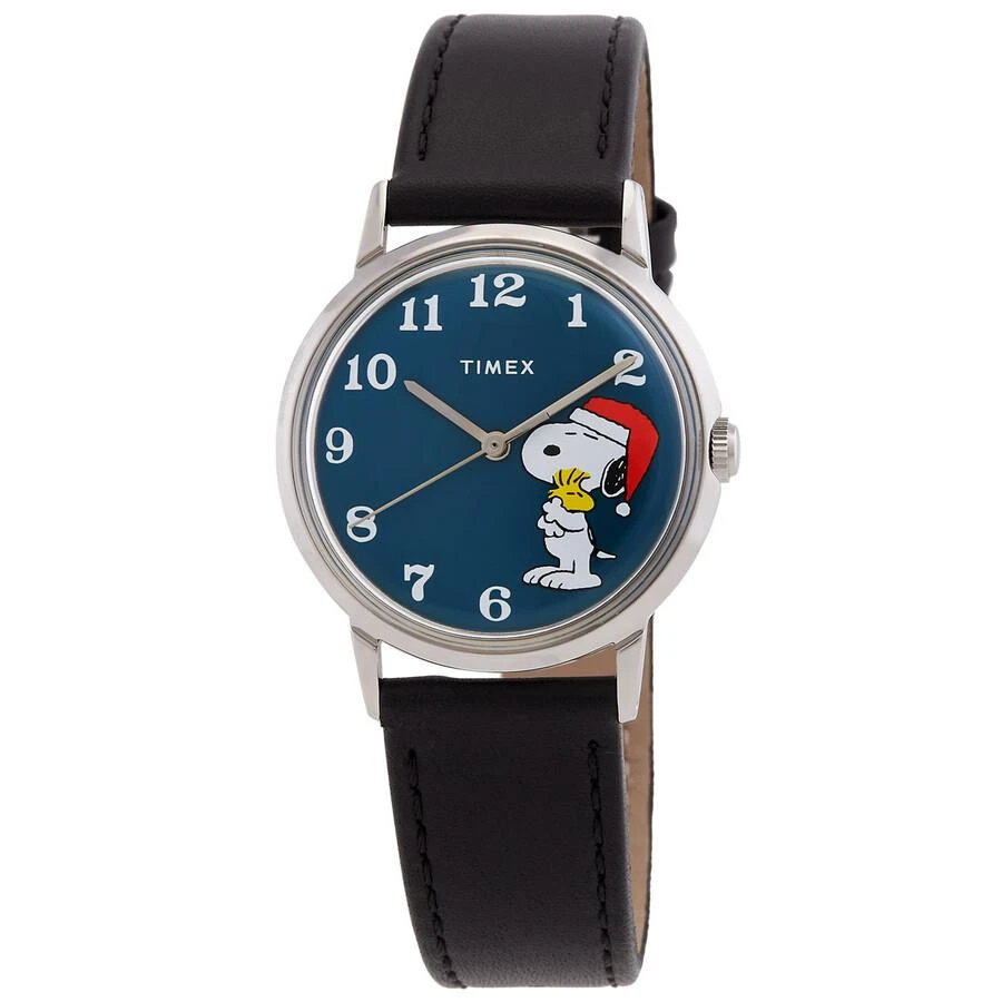 Shop Marlin Snoopy Holiday Hand Wind Blue Dial Unisex Watch