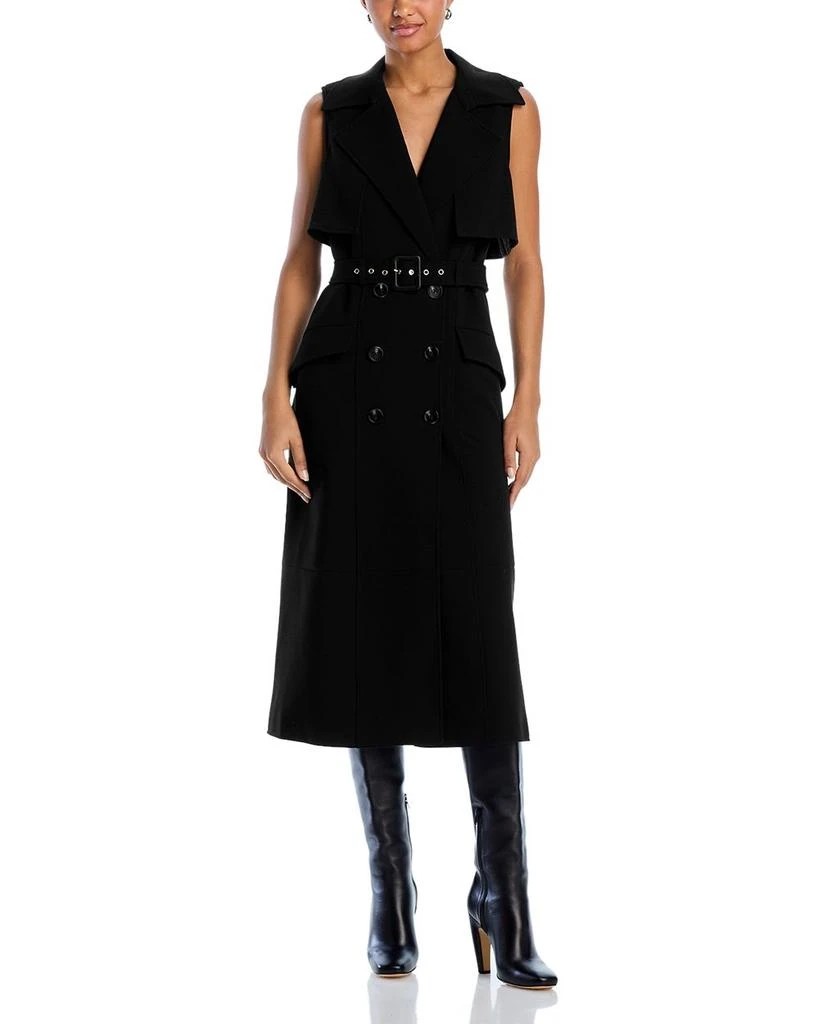 French Connection Azra Sleeveless Trench Dress 1
