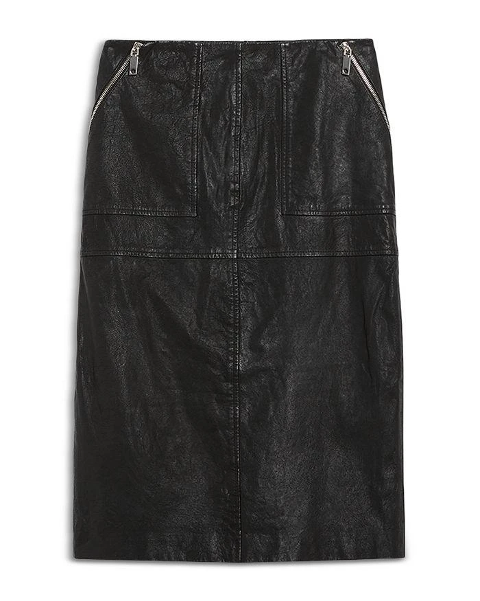 MAX&Co Motore Leather Skirt 5