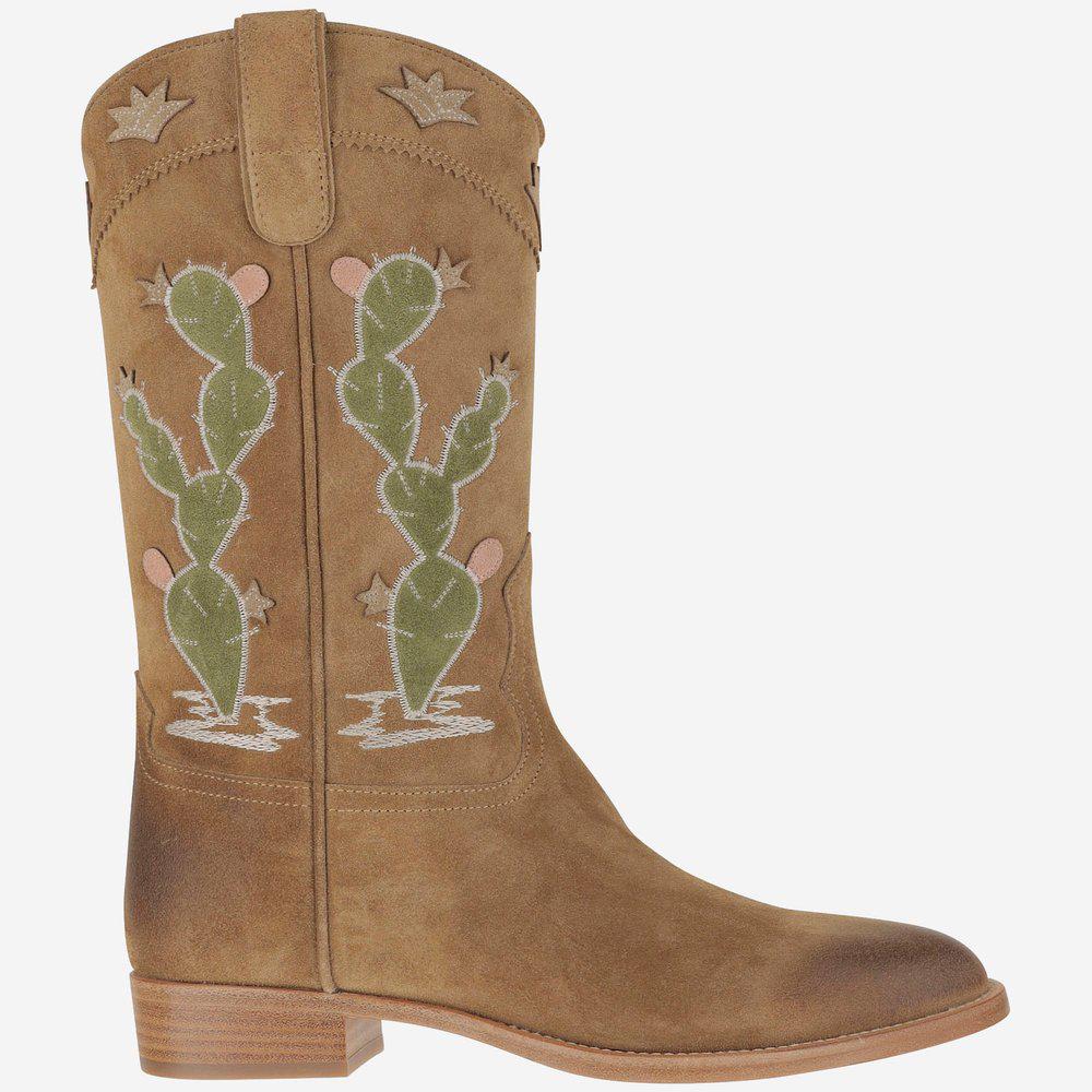SARTORE Sartore Embroidered Western Boots