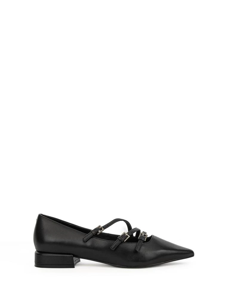 BRUNO PREMI Black Leather Ballerina 1