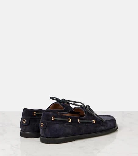 Gianvito Rossi Vandée suede boat shoes 2