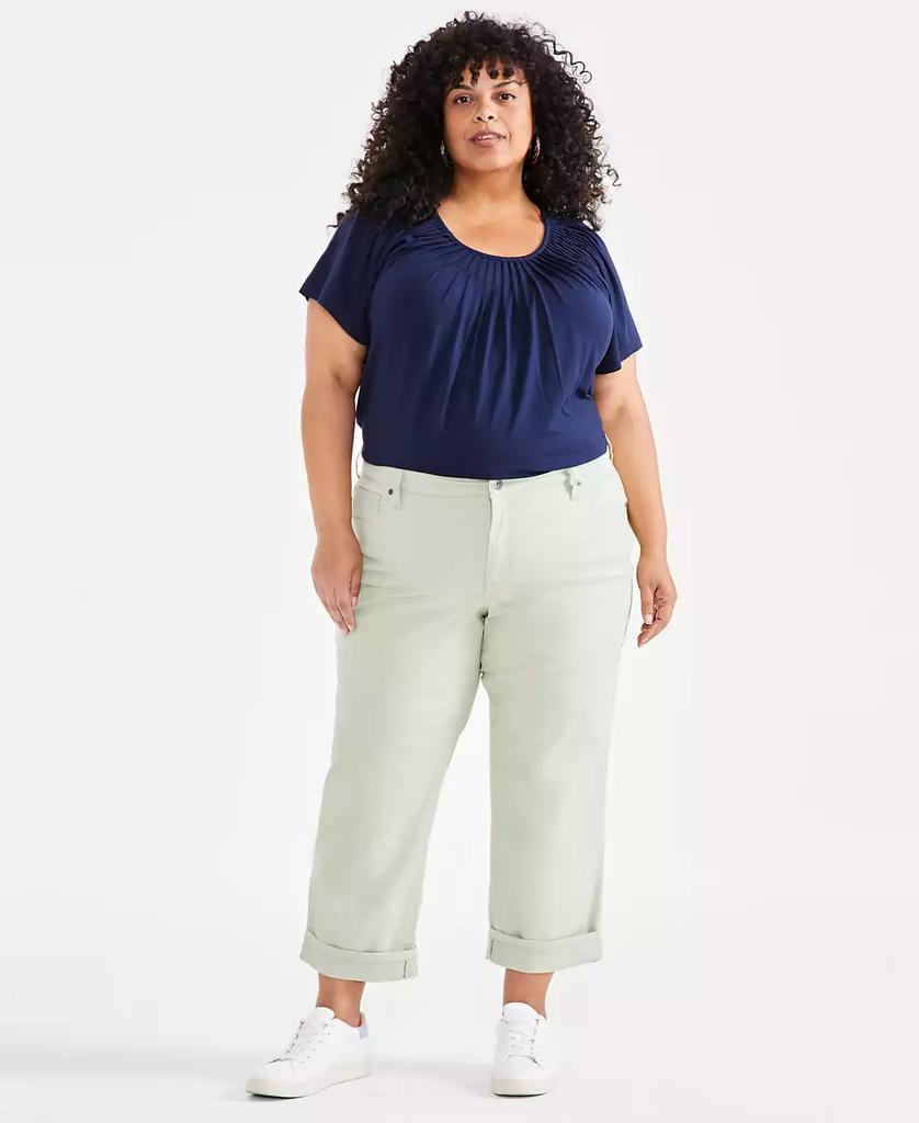 macy's style and co plus size jeans