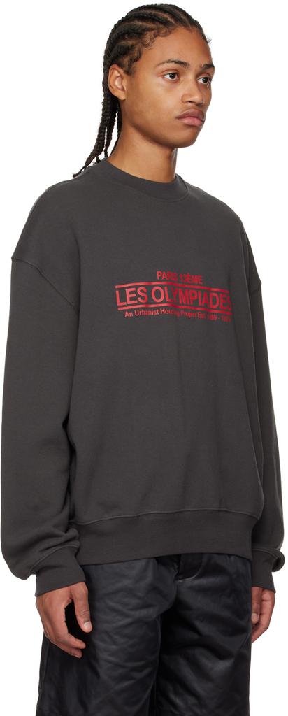 Song for the Mute Black 'Les Olympiades' Sweatshirt