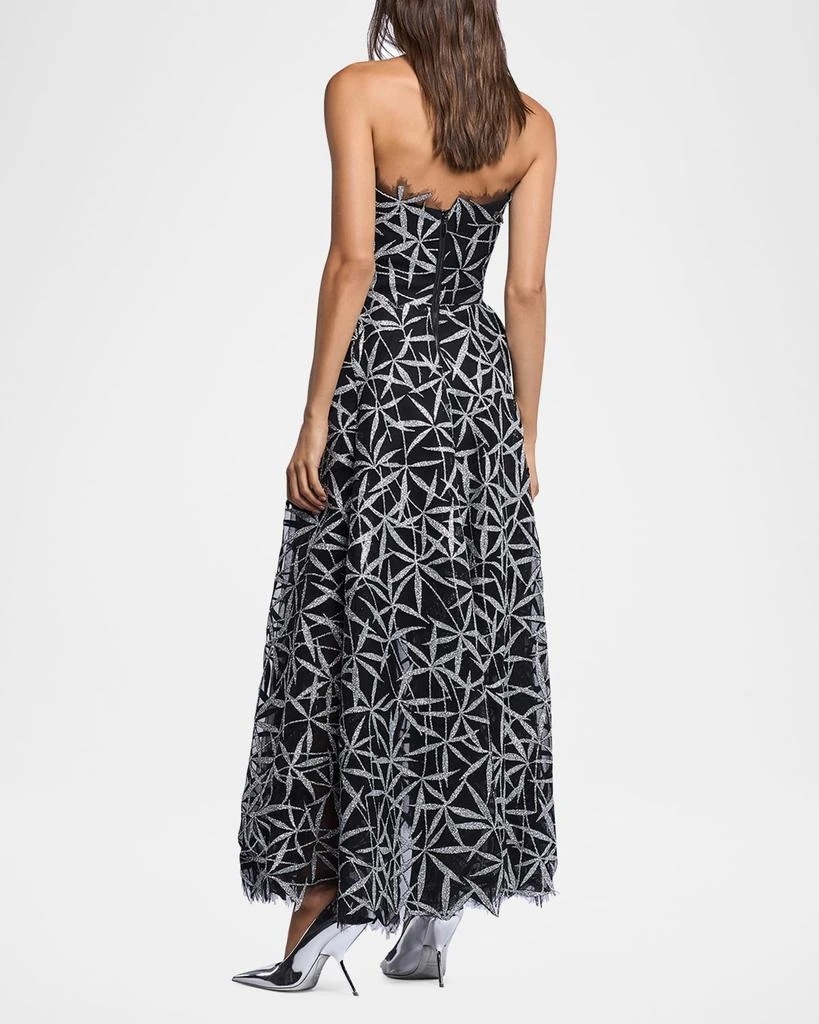 Maticevski Axis Embellished Strapless Fit-&-Flare Gown 3