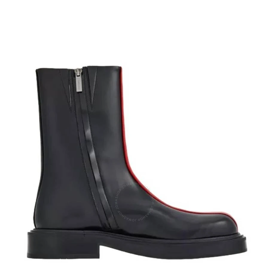 Ferragamo Atlante Two-Tone Suede Ankle Boots Multi Mens display picture 3