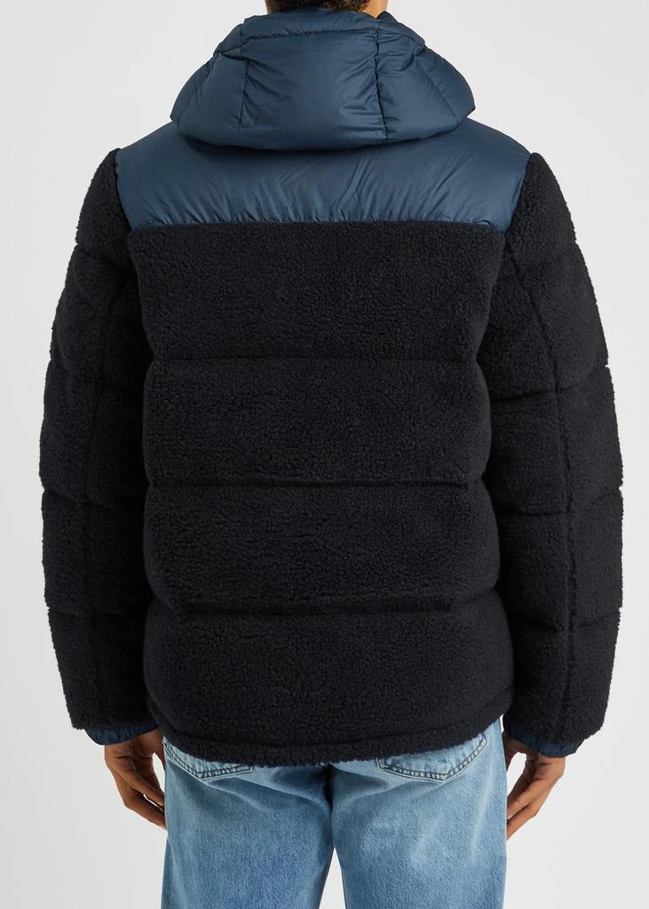 Ralph Lauren Panelled quilted faux shearling jacket 3