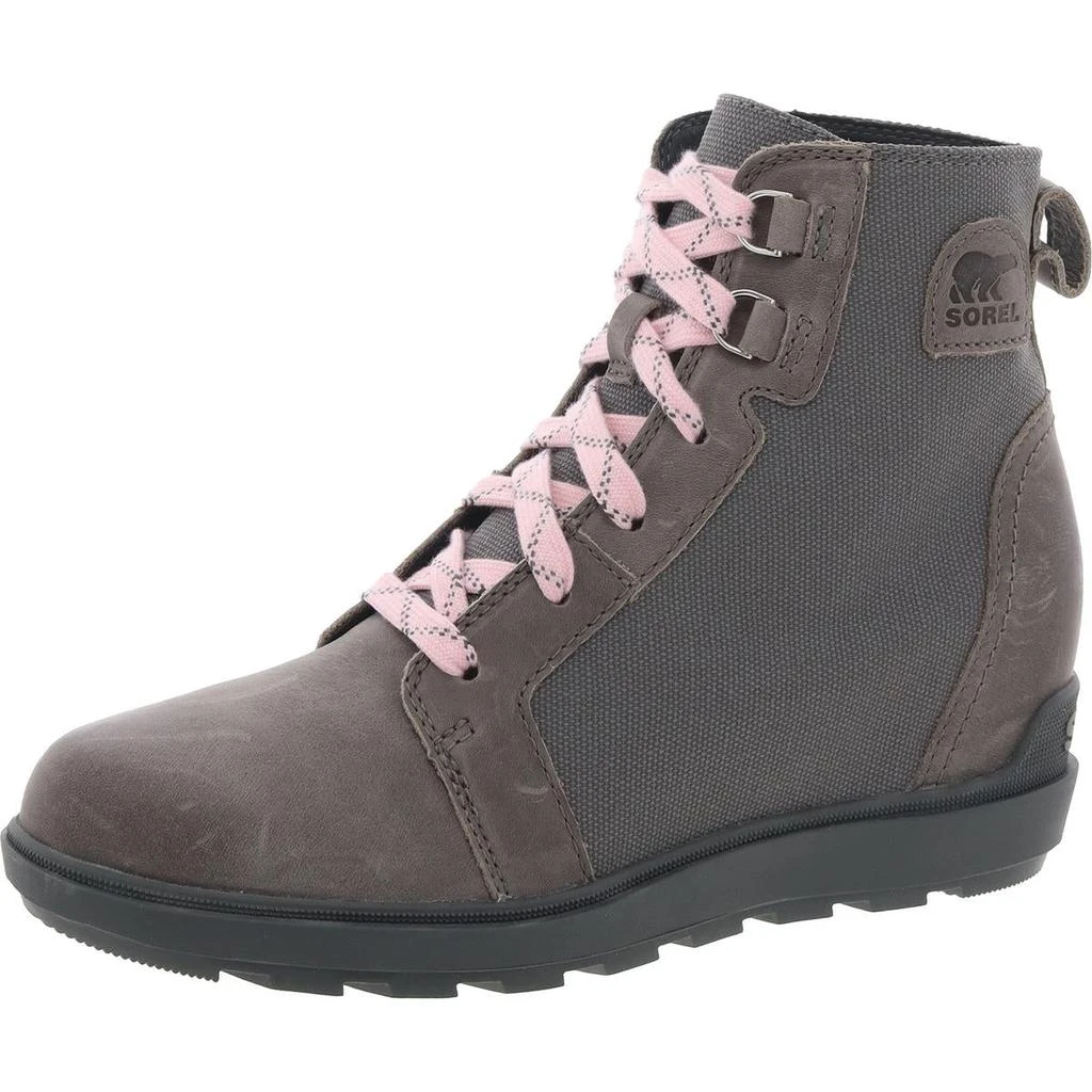 SOREL Evie II NW Womens Quilted Lace-Up Ankle Boots 5