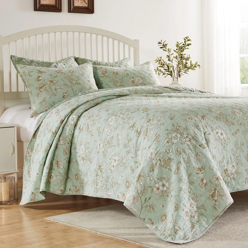 BreeBe Olivia Quilt Set 3-Piece Full/Queen