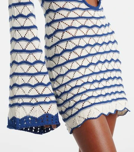 Bananhot Rey striped crochet beach dress 5