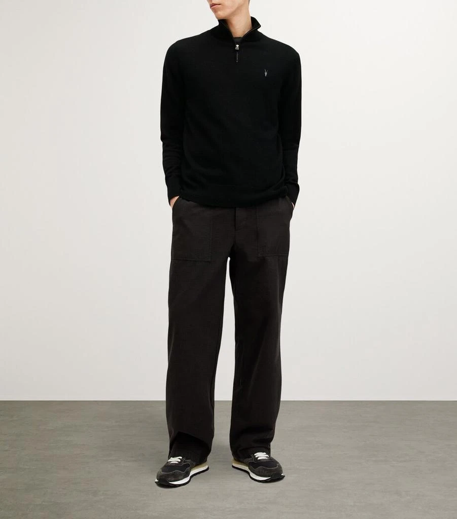 ALL SAINTS Kilburn Quarter-Zip Sweater 2