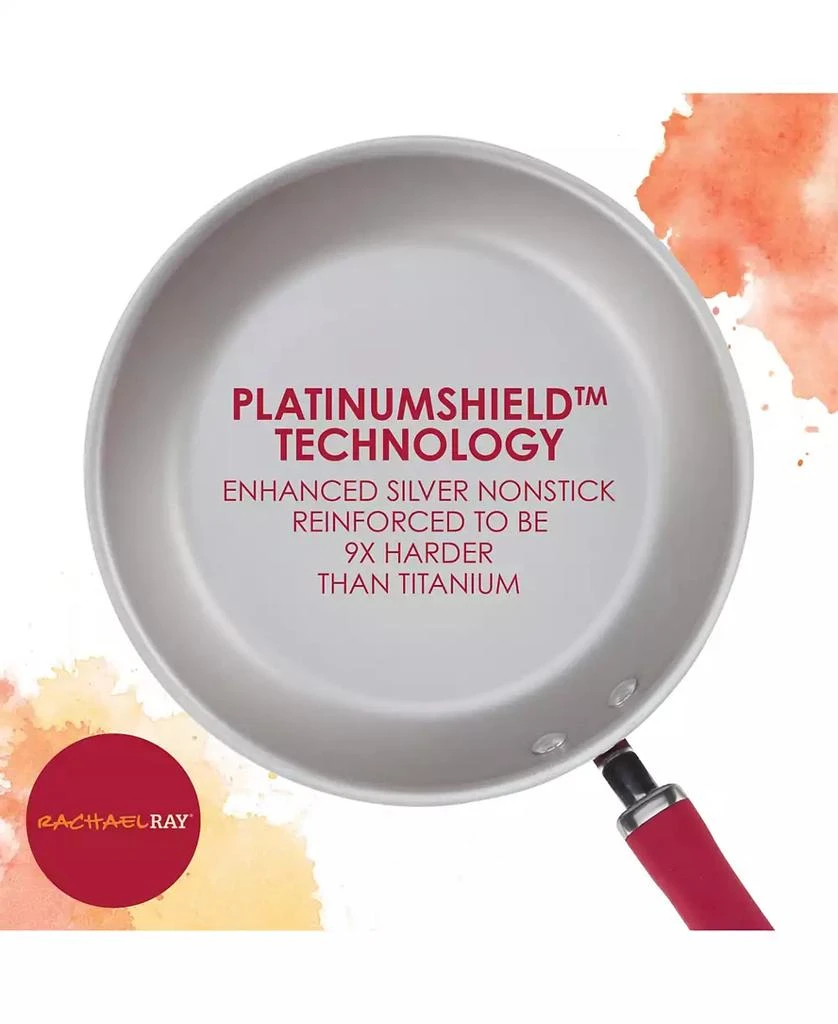 Rachael Ray Create Delicious Aluminum Nonstick Covered 9.5" Deep Skillet 8