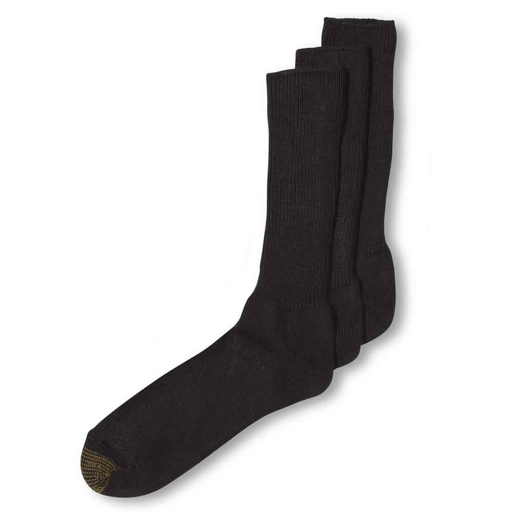 Gold Toe Men's 3- Pack Casual Acrylic Fluffie Socks, Created for Macy's