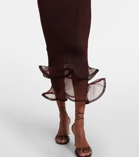Simkhai Selena Midi Dress - Brown