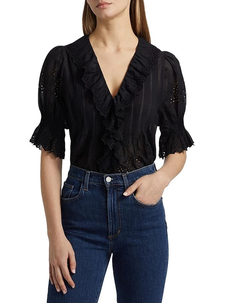 DÔEN Henri Voile Eyelet Top 3