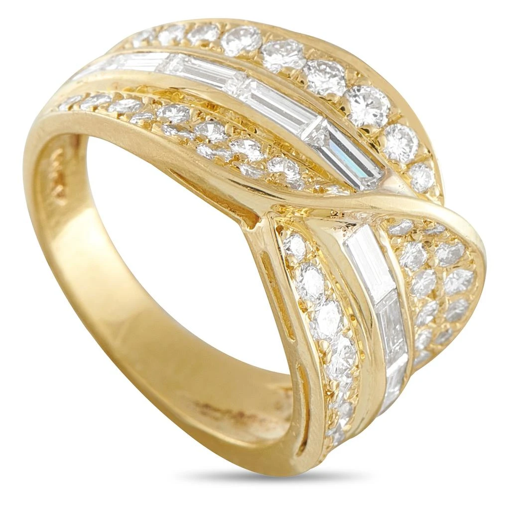 LB Exclusive 18K Yellow Gold 1.45ct Diamond Ring MF08-011926