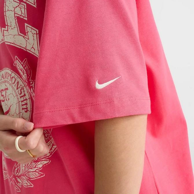 NIKE Women's Nike Sportswear Essential Campus Oversized T-Shirt 6